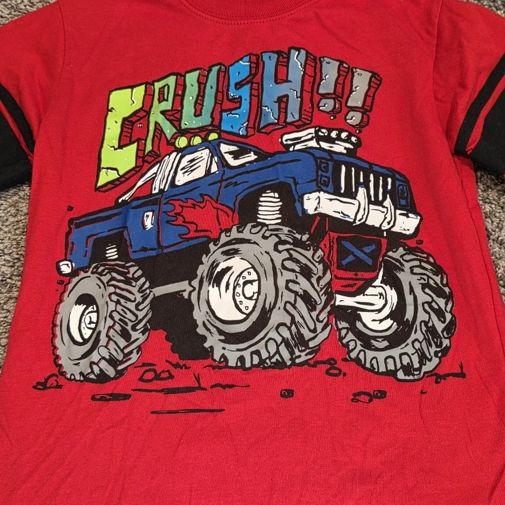 Granimals Monster Truck Long Sleeve T Size 5 Boys